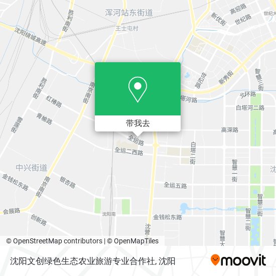 沈阳文创绿色生态农业旅游专业合作社地图