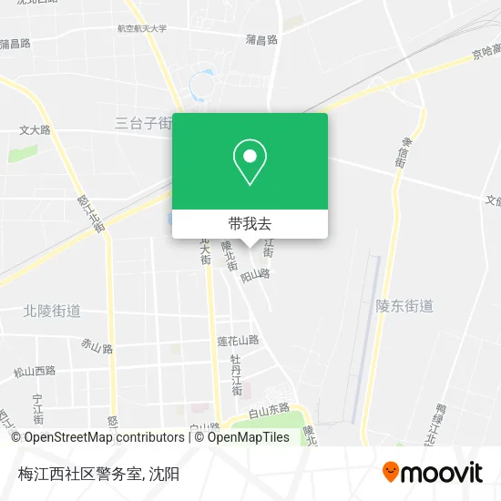 梅江西社区警务室地图
