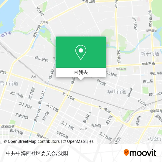 中共中海西社区委员会地图