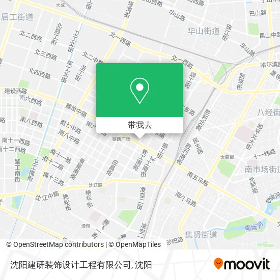 沈阳建研装饰设计工程有限公司地图