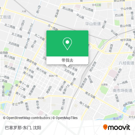 巴塞罗那-东门地图