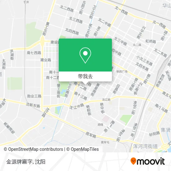 金源牌匾字地图