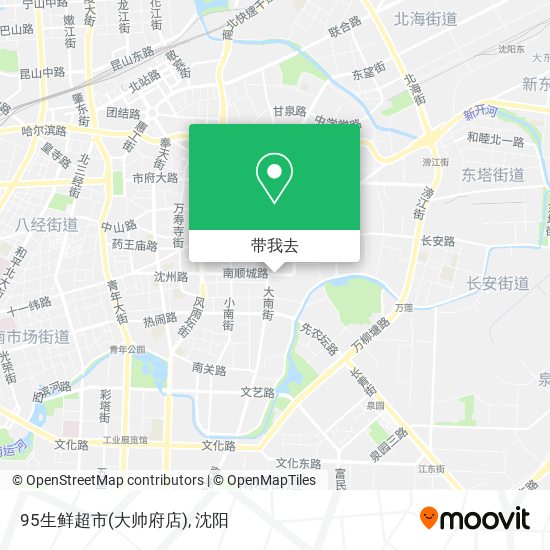 95生鲜超市(大帅府店)地图