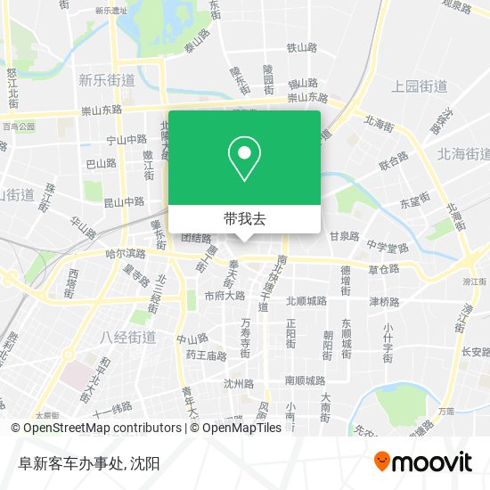 阜新客车办事处地图