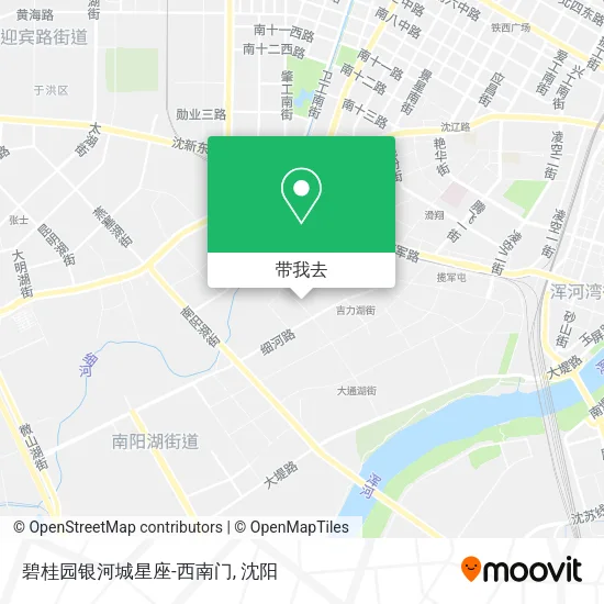 碧桂园银河城星座-西南门地图