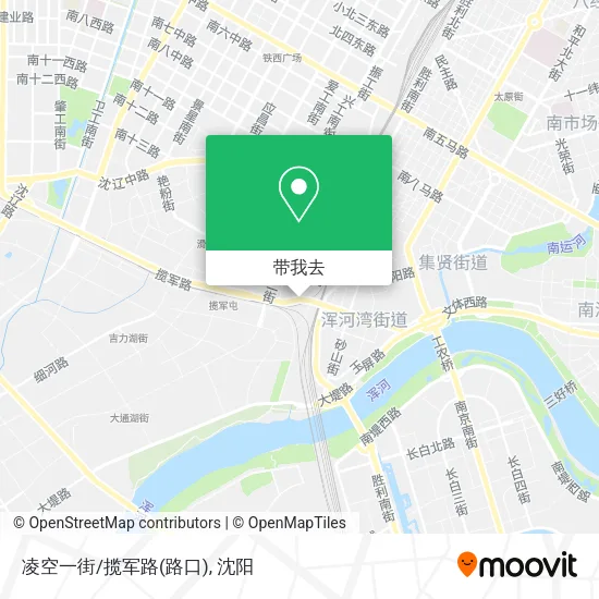 凌空一街/揽军路(路口)地图