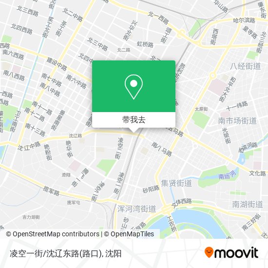 凌空一街/沈辽东路(路口)地图