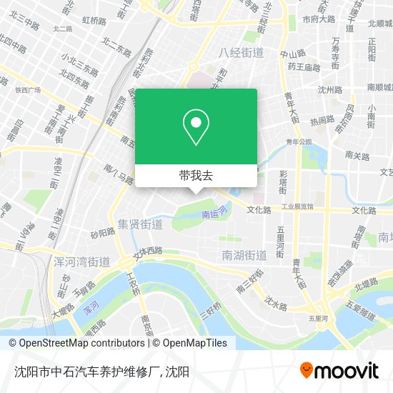 沈阳市中石汽车养护维修厂地图