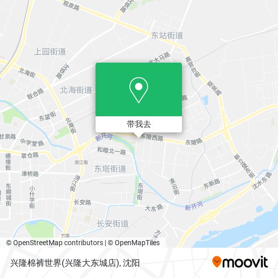 兴隆棉裤世界(兴隆大东城店)地图
