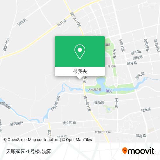 天顺家园-1号楼地图