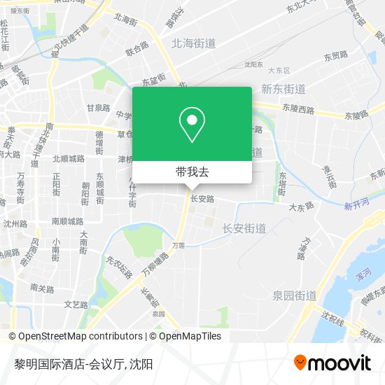 黎明国际酒店-会议厅地图