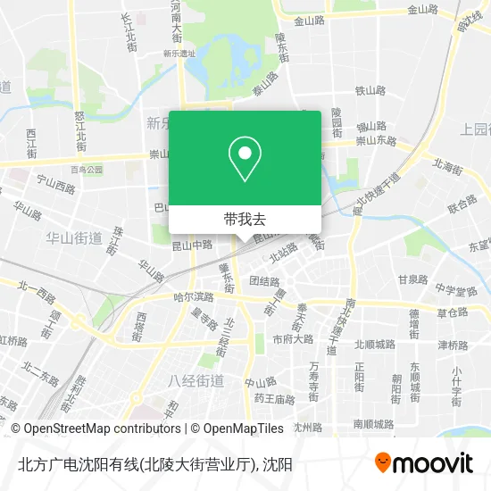 北方广电沈阳有线(北陵大街营业厅)地图