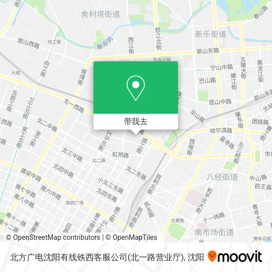 北方广电沈阳有线铁西客服公司(北一路营业厅)地图