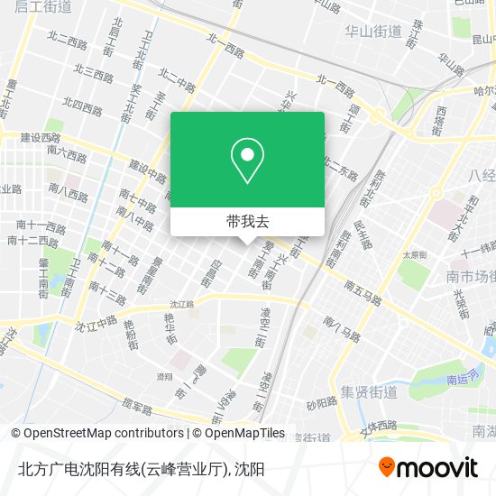 北方广电沈阳有线(云峰营业厅)地图