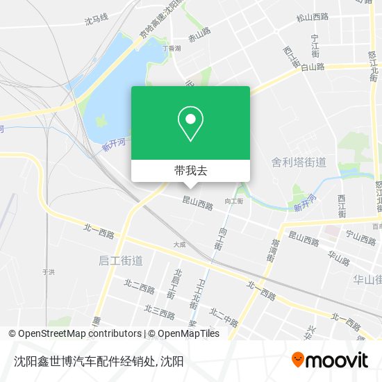 沈阳鑫世博汽车配件经销处地图