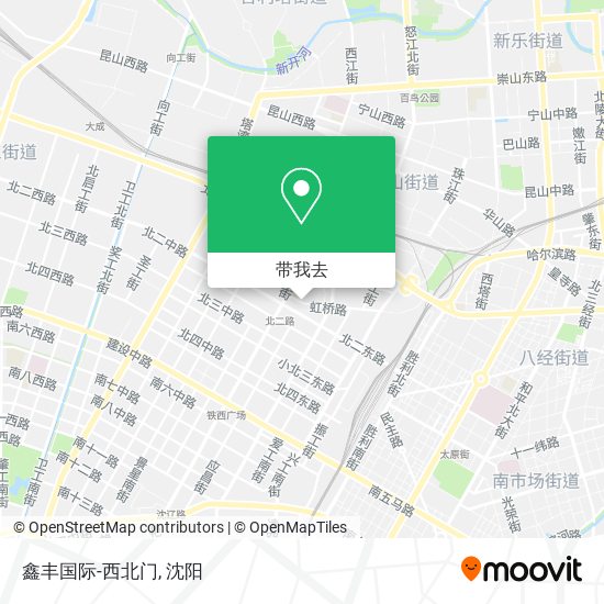 鑫丰国际-西北门地图