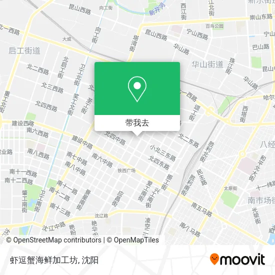 虾逗蟹海鲜加工坊地图