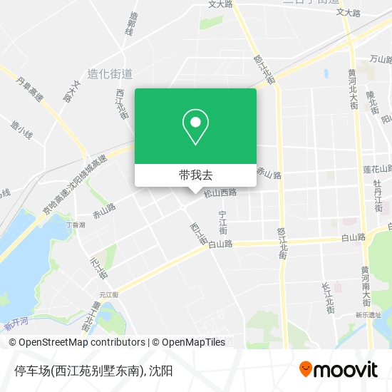 停车场(西江苑别墅东南)地图