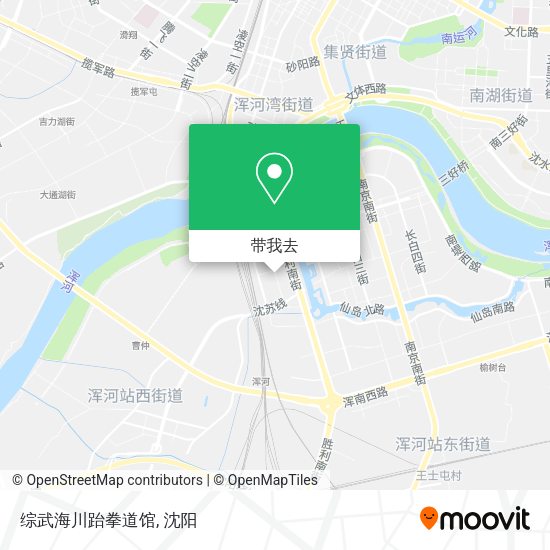 综武海川跆拳道馆地图