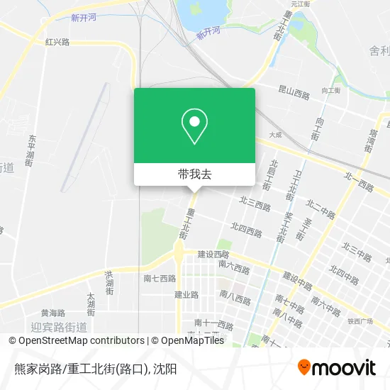 熊家岗路/重工北街(路口)地图