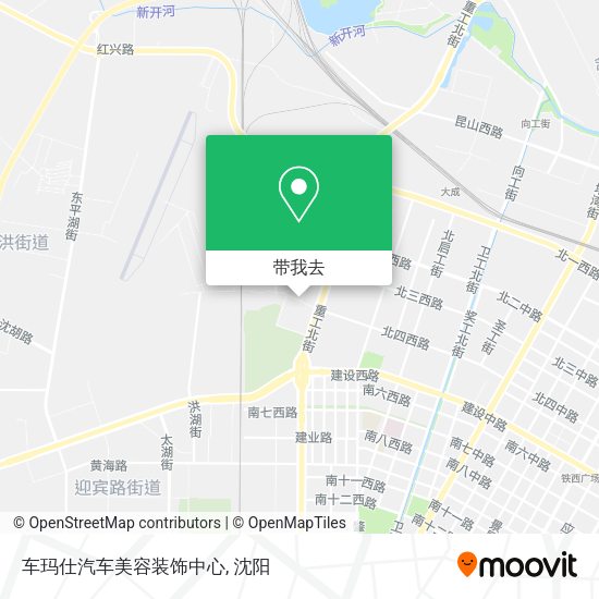 车玛仕汽车美容装饰中心地图