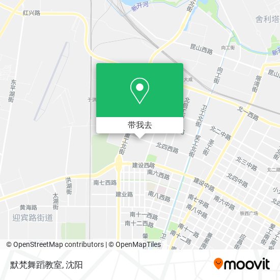 默梵舞蹈教室地图