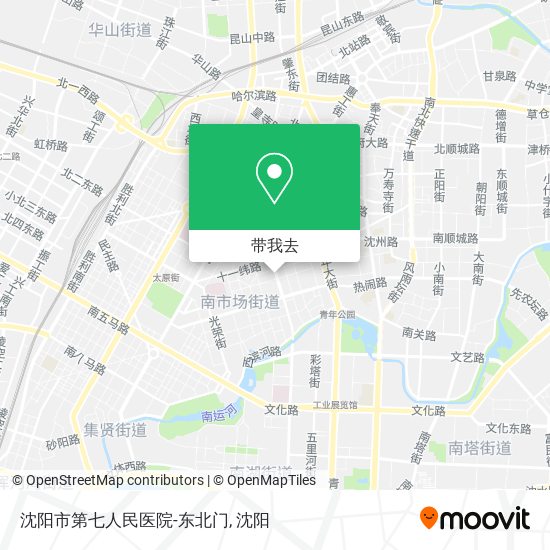 沈阳市第七人民医院-东北门地图