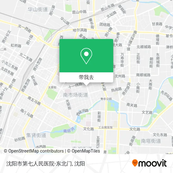 沈阳市第七人民医院-东北门地图