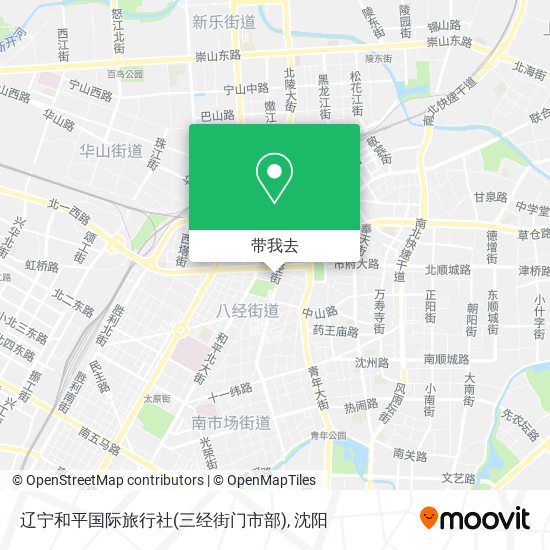 辽宁和平国际旅行社(三经街门市部)地图