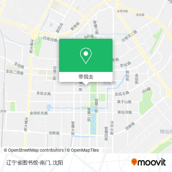 辽宁省图书馆-南门地图