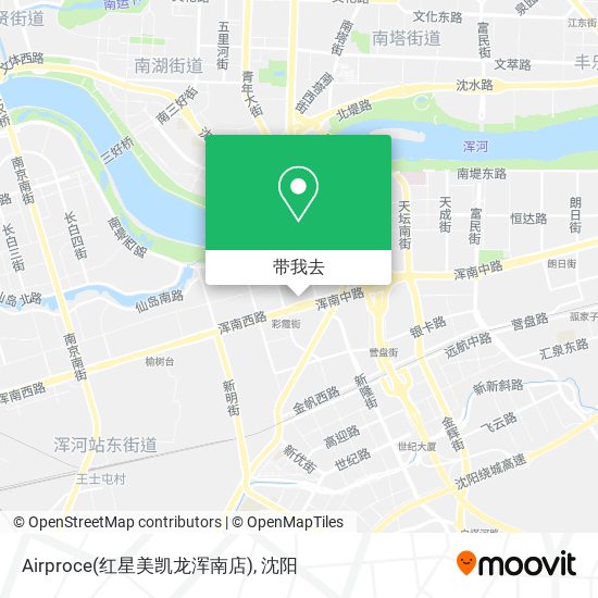 Airproce(红星美凯龙浑南店)地图