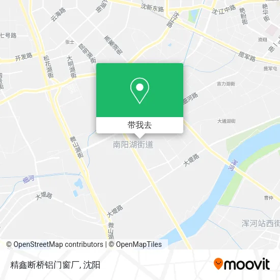 精鑫断桥铝门窗厂地图