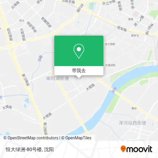 恒大绿洲-80号楼地图