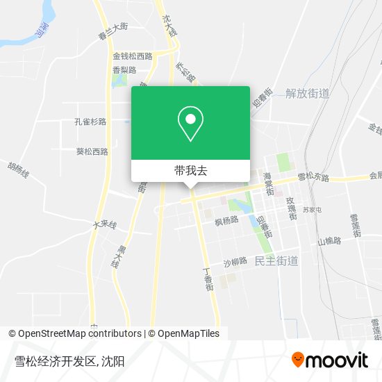雪松经济开发区地图