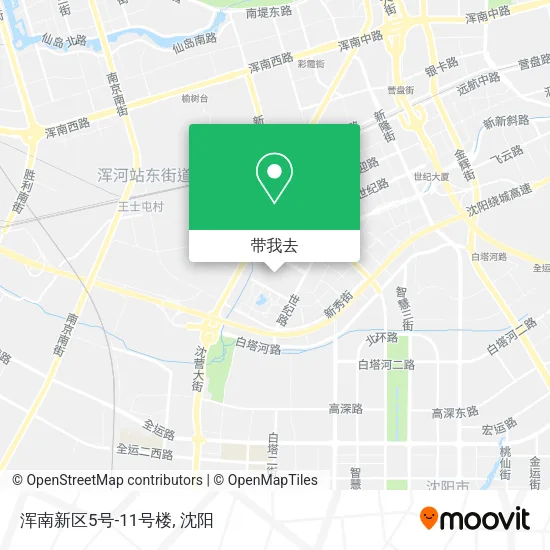 浑南新区5号-11号楼地图