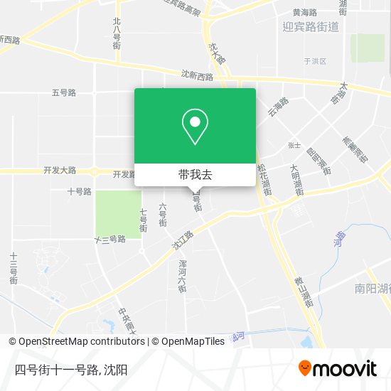 四号街十一号路地图