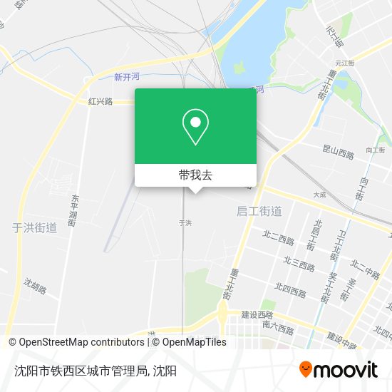 沈阳市铁西区城市管理局地图