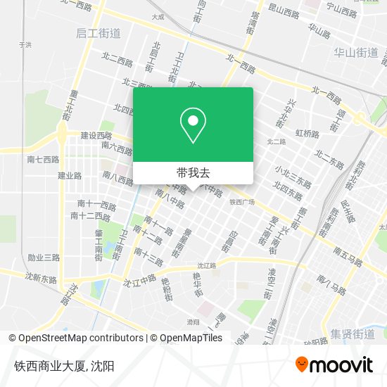 铁西商业大厦地图