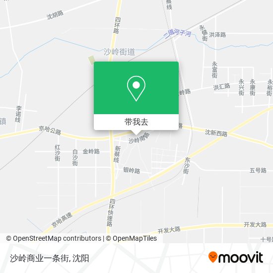 沙岭商业一条街地图