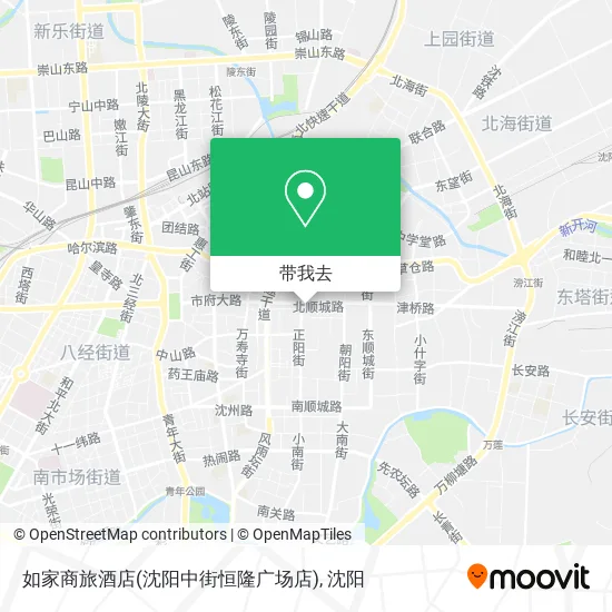 如家商旅酒店(沈阳中街恒隆广场店)地图
