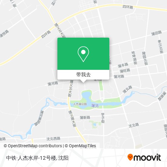 中铁·人杰水岸-12号楼地图