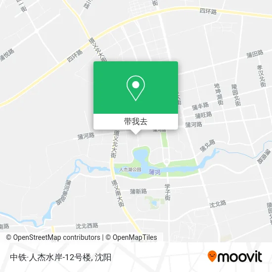 中铁·人杰水岸-12号楼地图