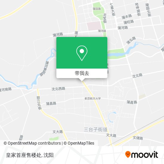 皇家首座售楼处地图