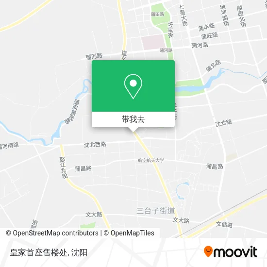 皇家首座售楼处地图
