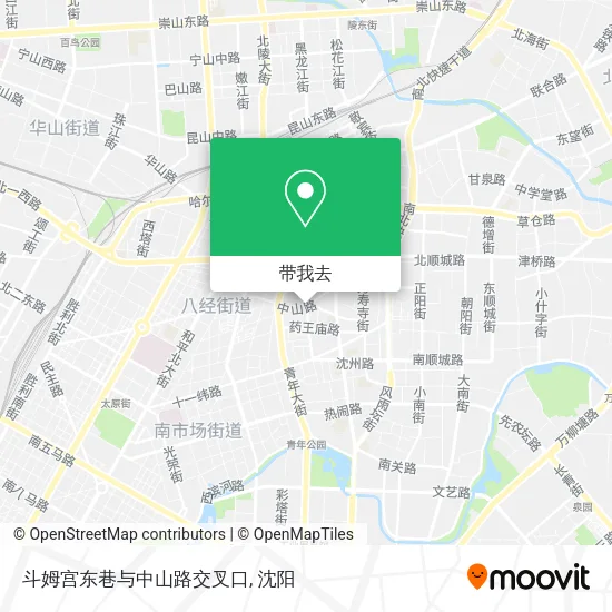 斗姆宫东巷与中山路交叉口地图