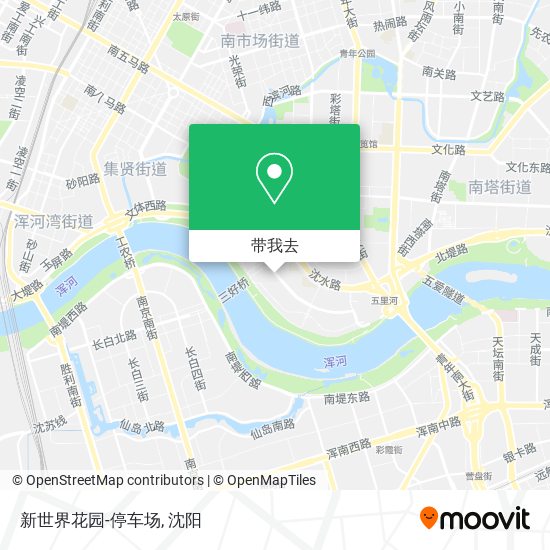 新世界花园-停车场地图