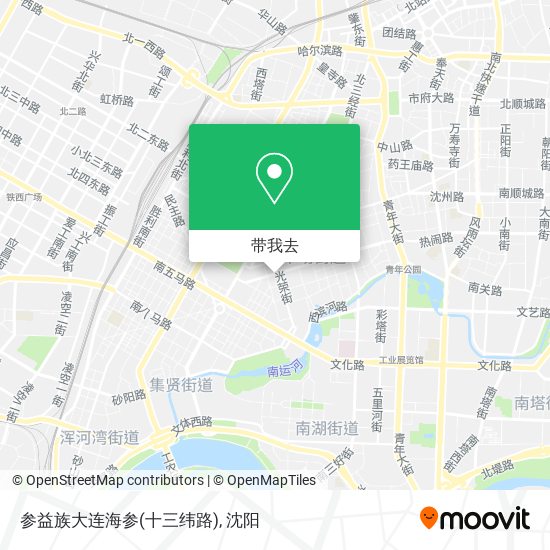 参益族大连海参(十三纬路)地图
