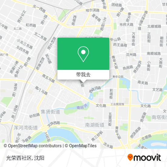 光荣西社区地图