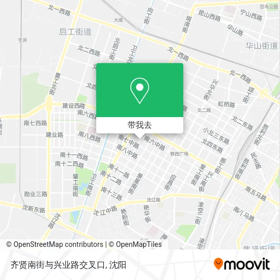 齐贤南街与兴业路交叉口地图