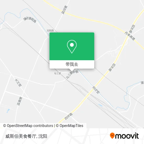 威斯伯美食餐厅地图